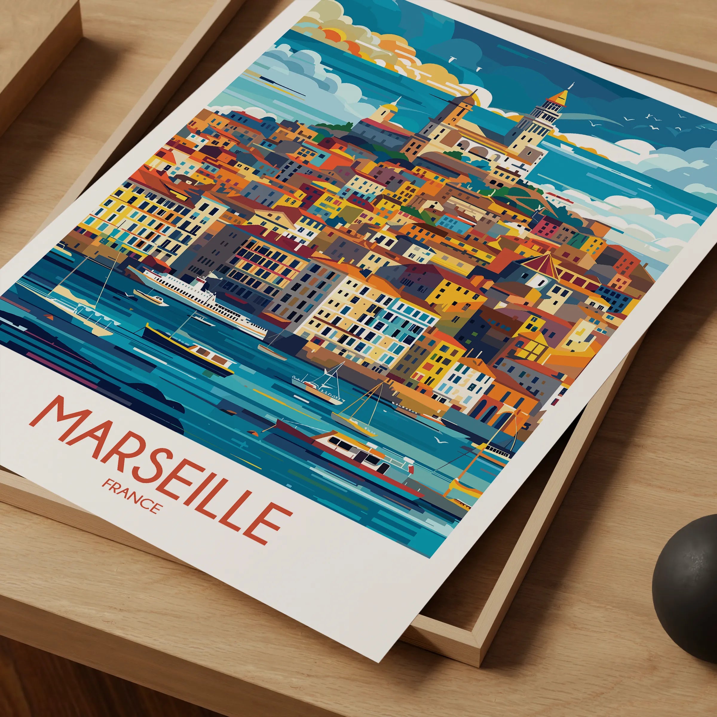 Marseille Destination Art Gift