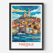 Marseille Scenic Landscape Art