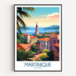 Martinique Destination Art Gift