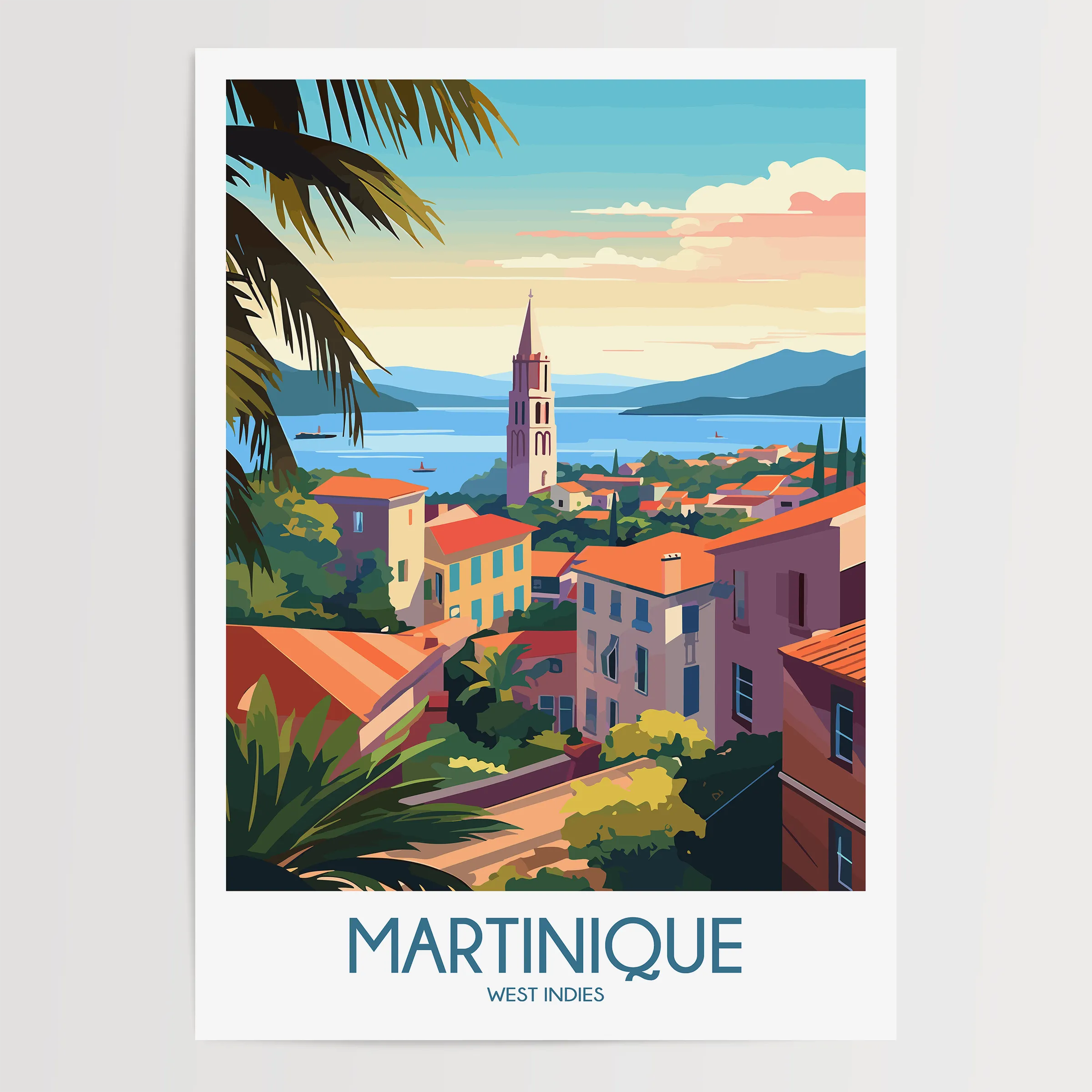 Martinique Minimalist Wall Art