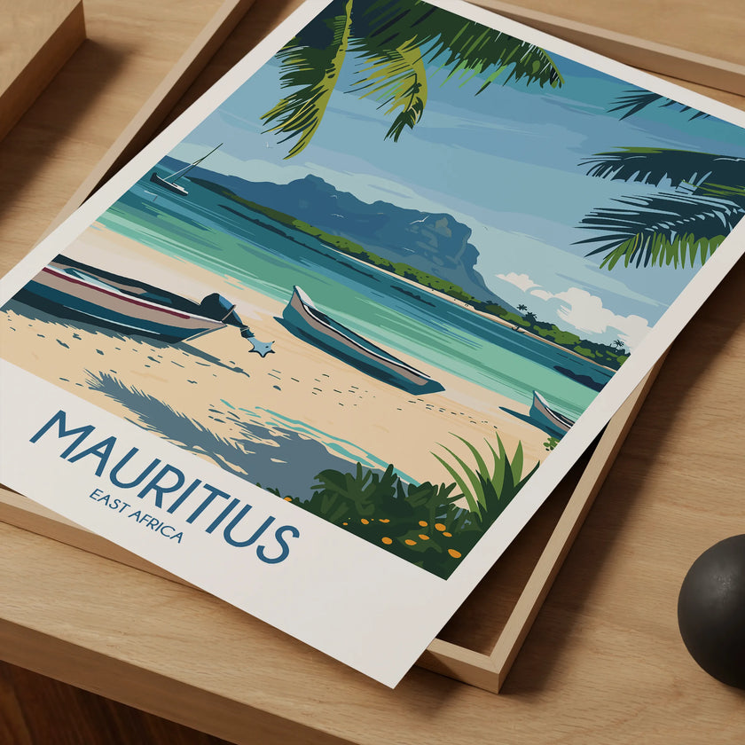 Mauritius Minimalist Wall Art