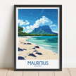Mauritius Minimalist Wall Art