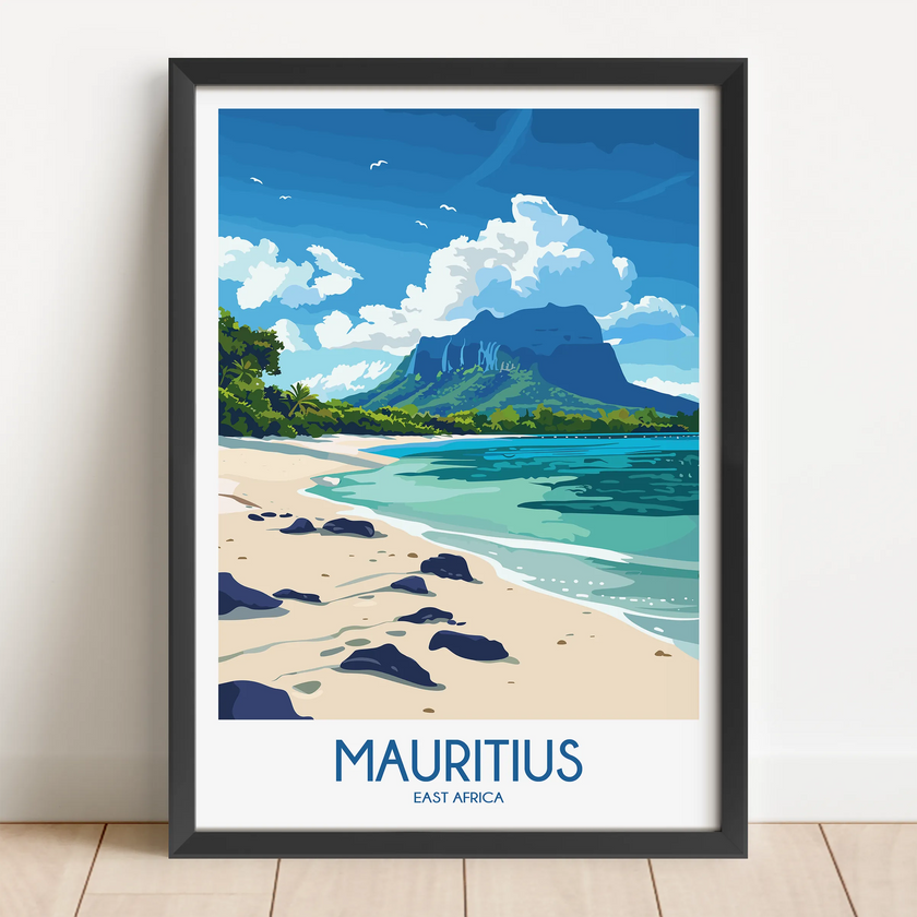 Mauritius Minimalist Wall Art