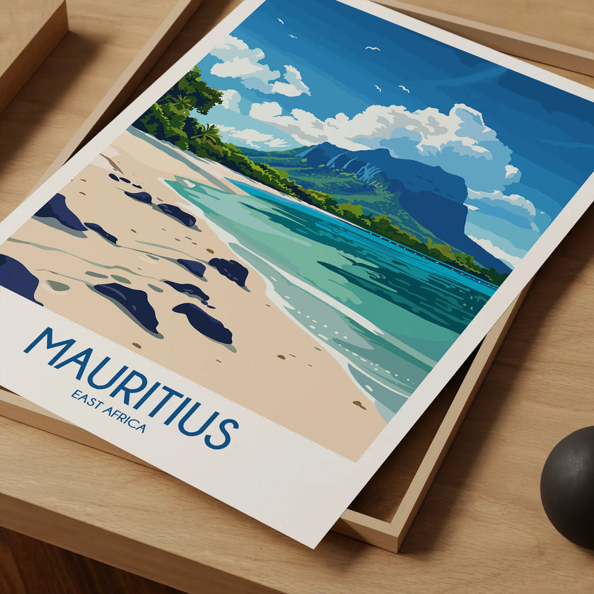 Mauritius Scenic Landscape Art