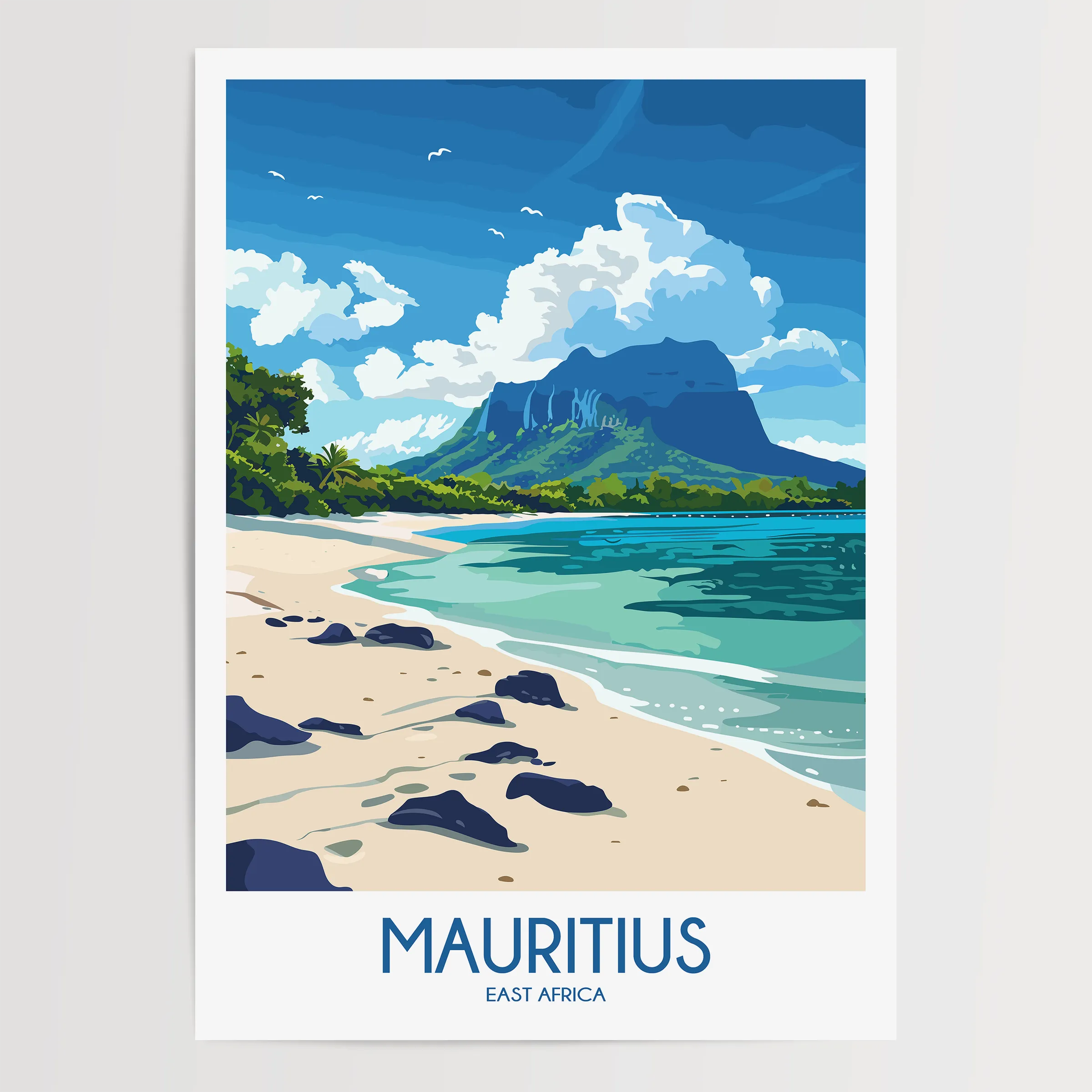 Mauritius Souvenir Poster Print