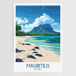 Mauritius Souvenir Poster Print