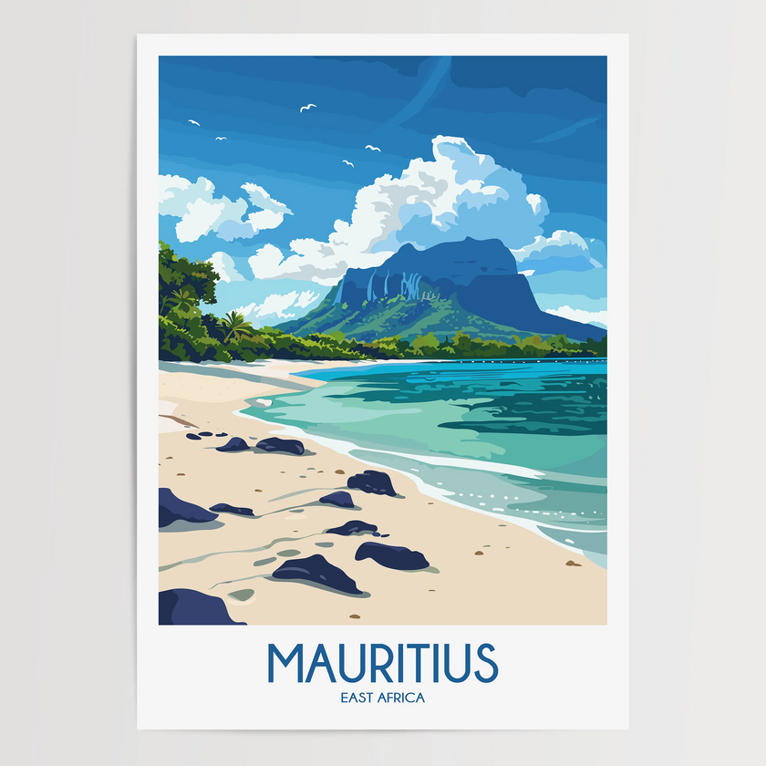 Mauritius Souvenir Poster Print