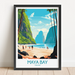 Maya Bay Destination Art Gift
