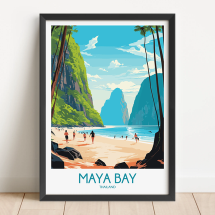 Maya Bay Destination Art Gift