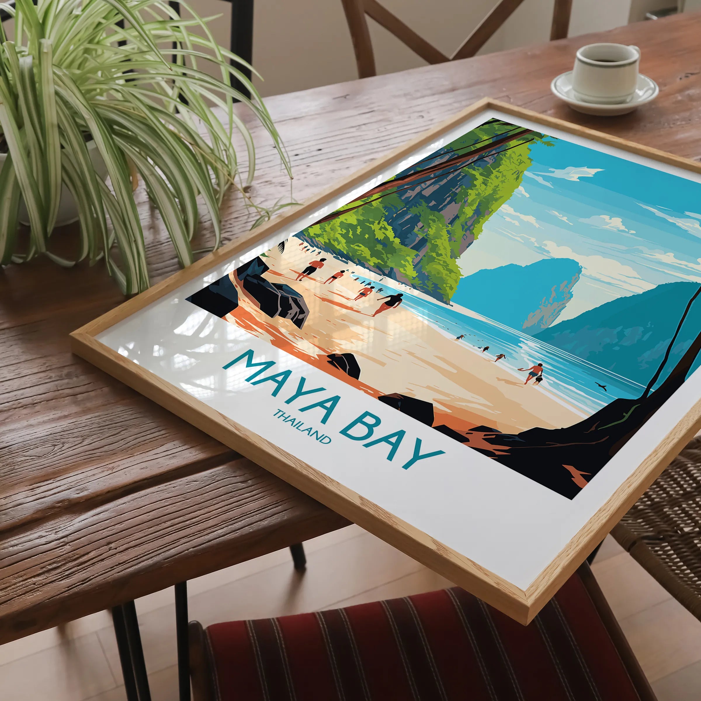 Maya Bay Minimalist Wall Art