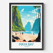 Maya Bay Souvenir Poster Print