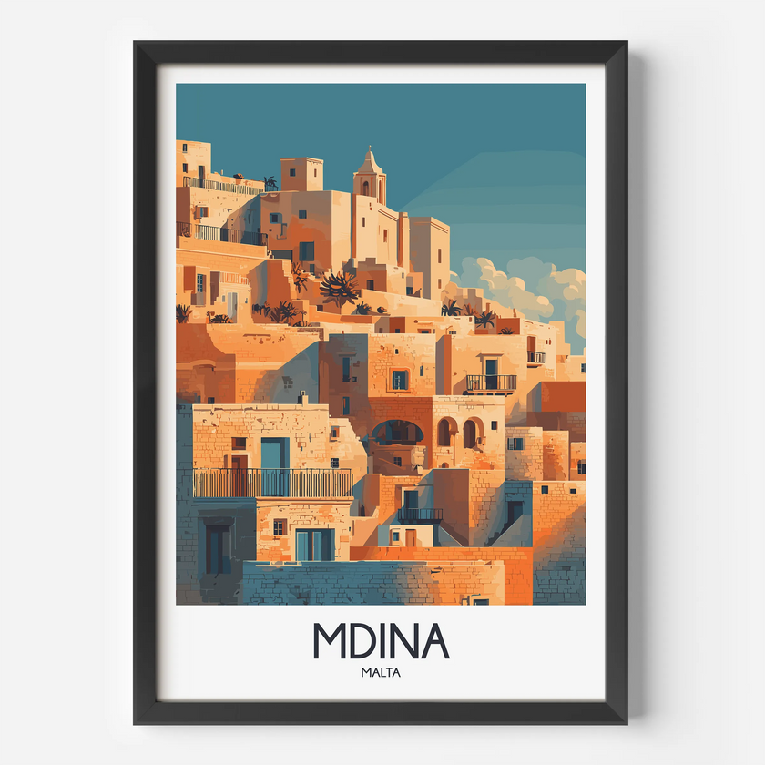 Mdina Destination Art Gift