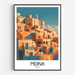 Mdina Scenic Landscape Art
