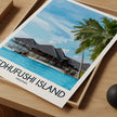 Medhufushi Island Modern Travel Poster