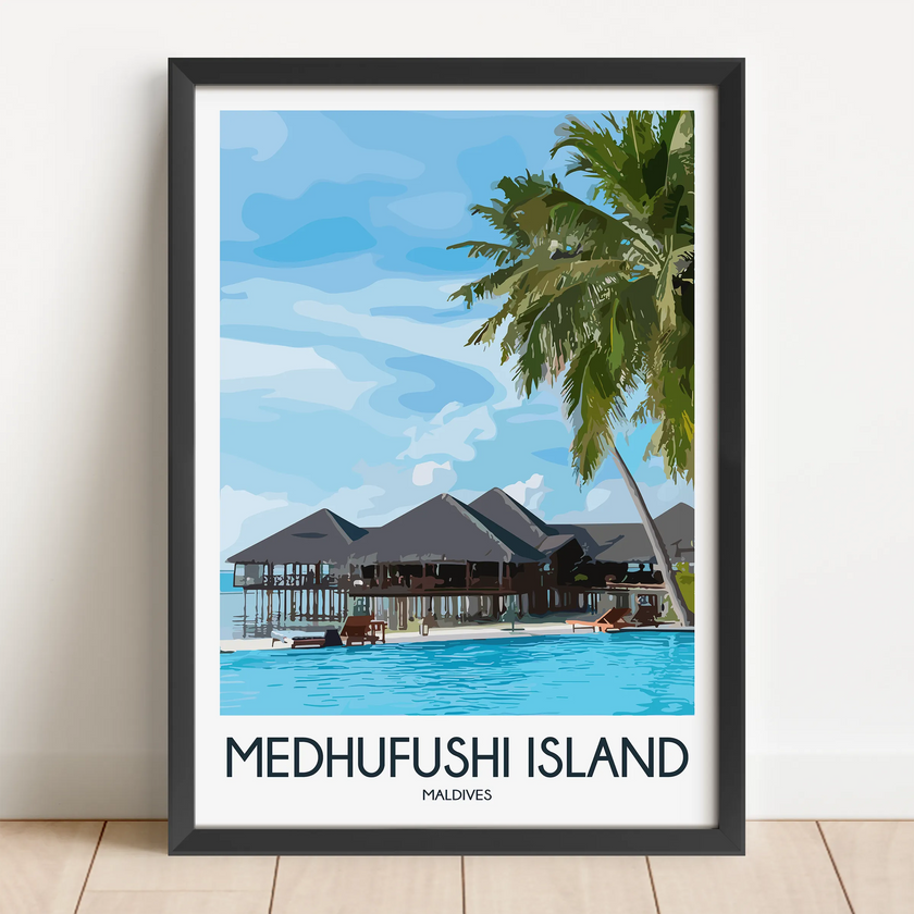 Medhufushi Island Travel Memory Gift