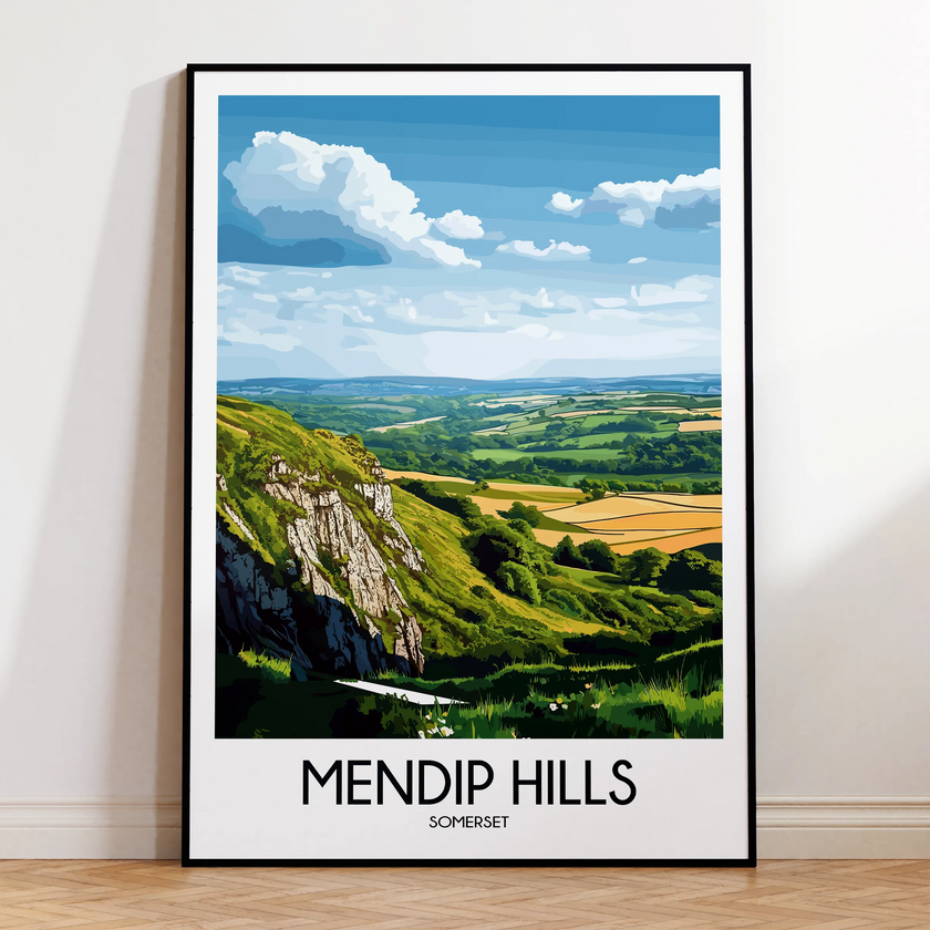 Mendip Hills Minimalist Wall Art