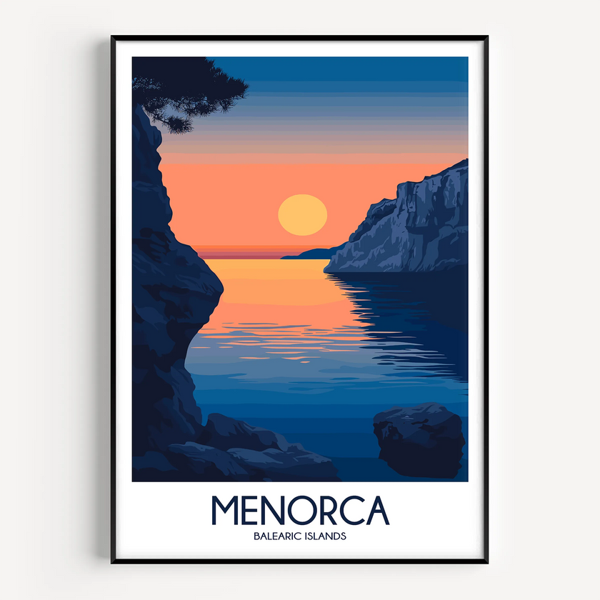 Menorca Destination Art Gift