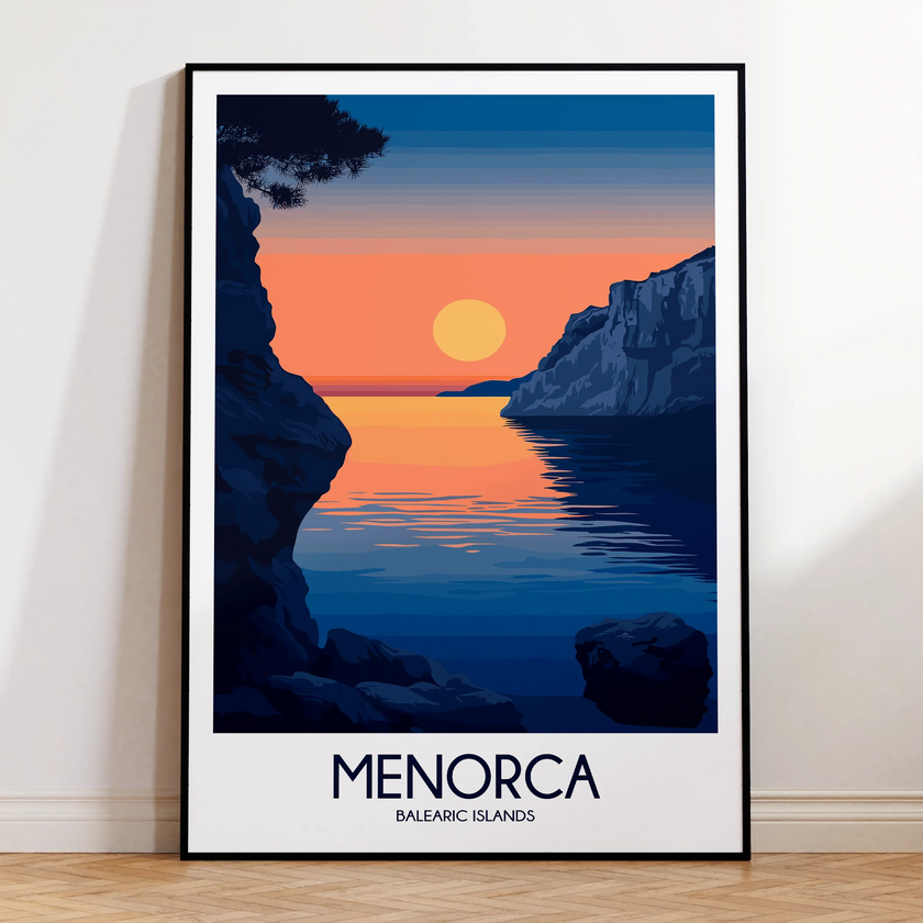 Menorca Minimalist Wall Art