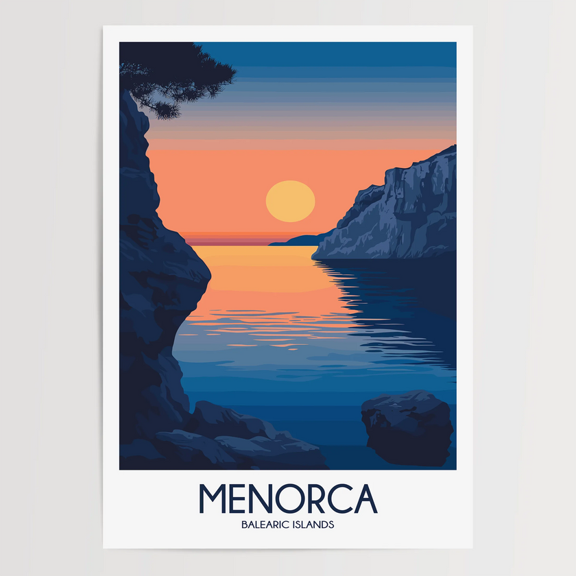 Menorca Scenic Landscape Art