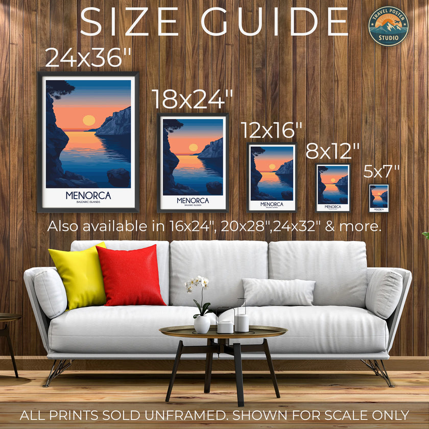 Menorca Souvenir Poster Print