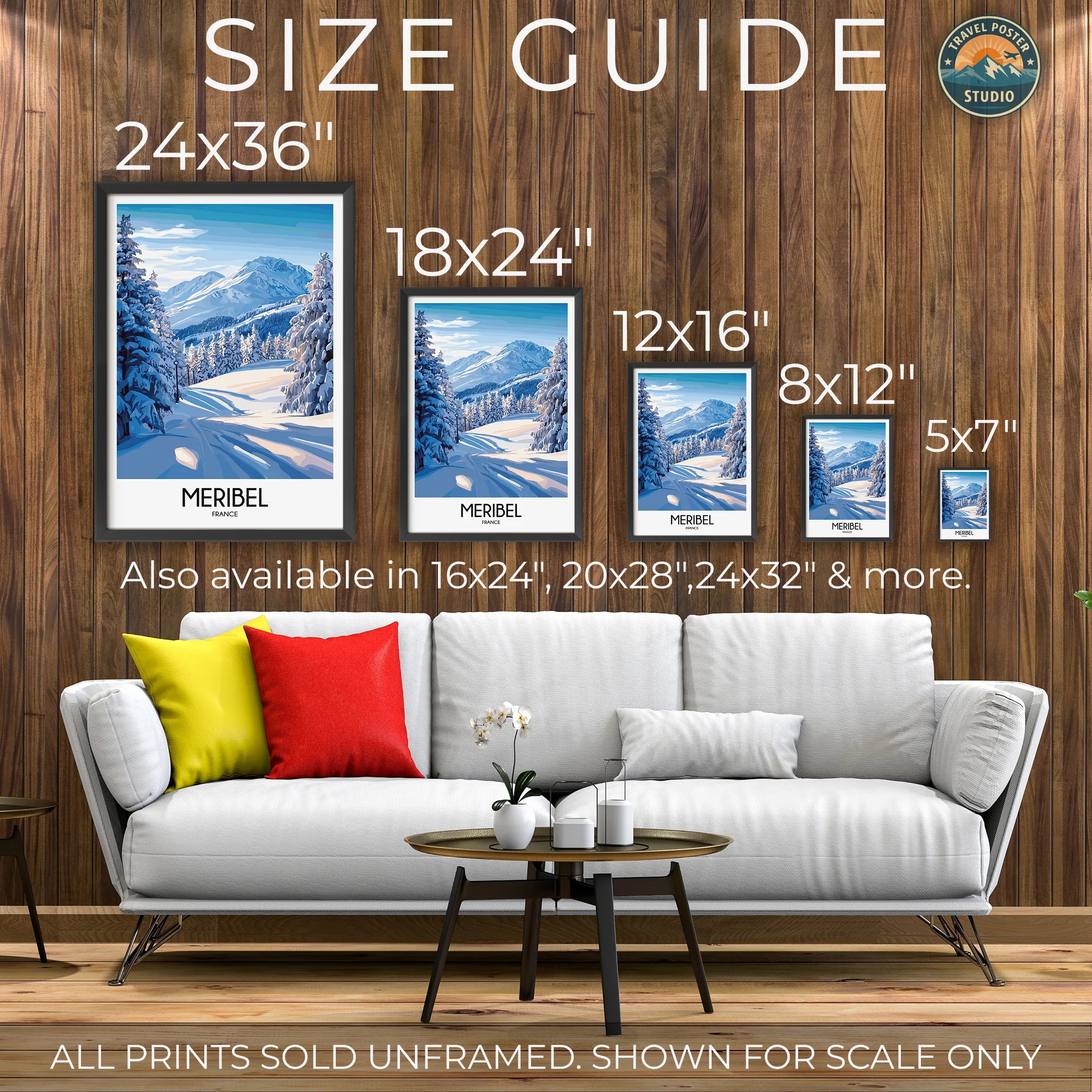 Meribel Destination Art Gift