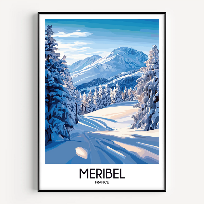 Meribel Minimalist Wall Art