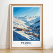 Meribel Modern Travel Poster