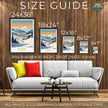 Meribel Modern Travel Poster