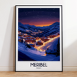 Meribel Modern Travel Poster