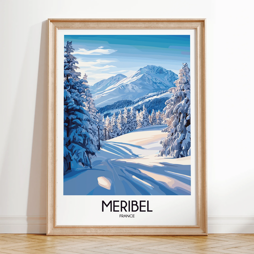 Meribel Scenic Landscape Art