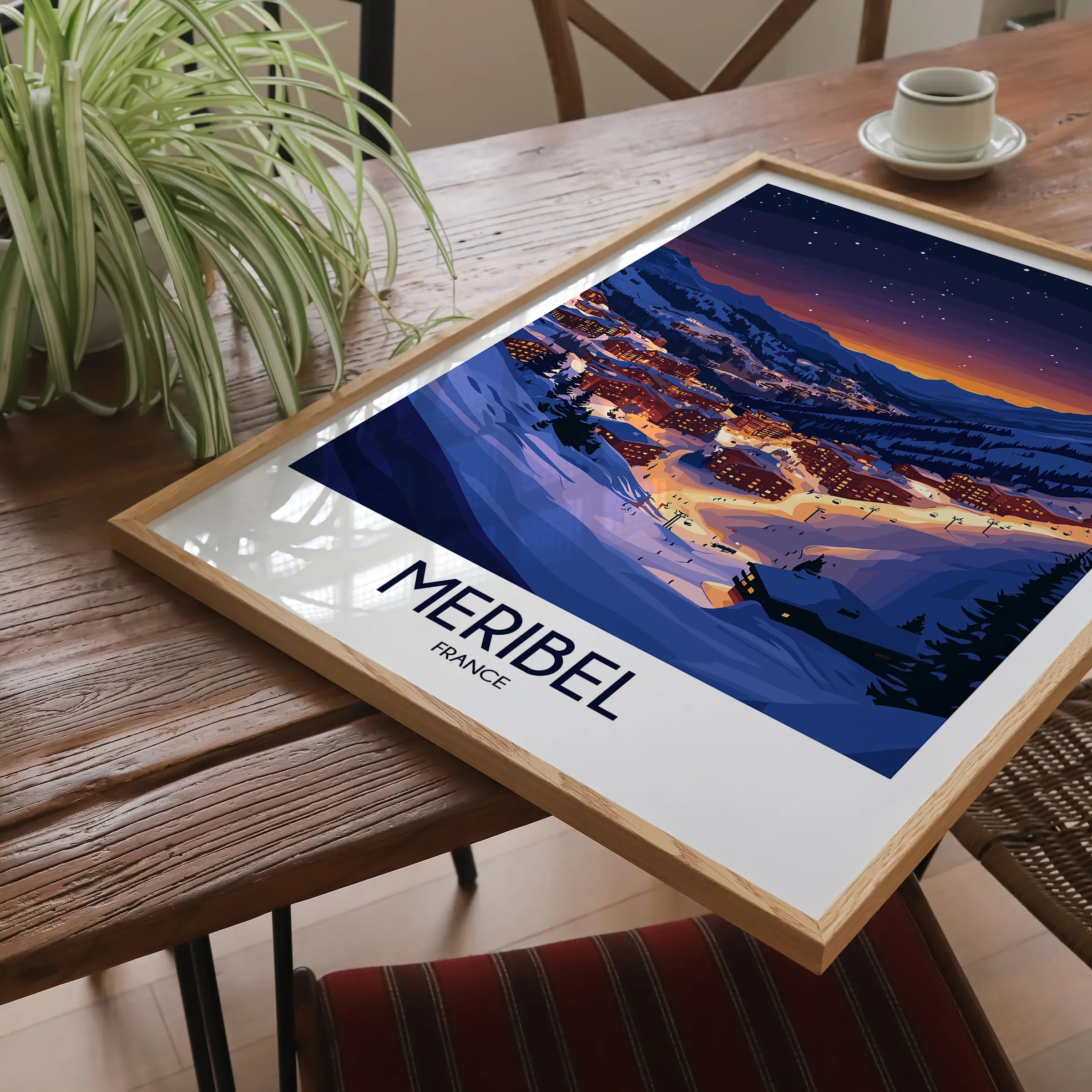 Meribel Scenic Landscape Art