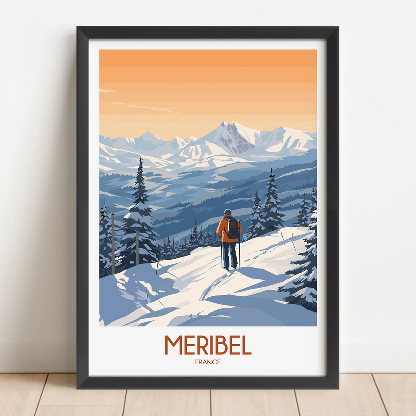 Meribel Scenic Landscape Art