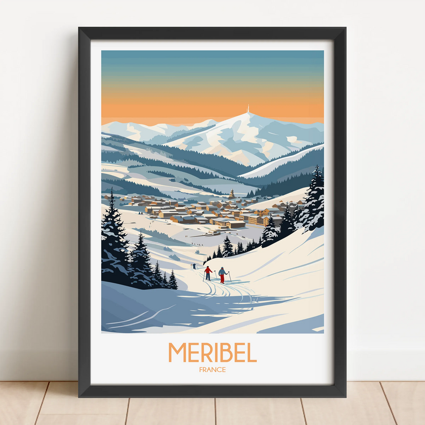Meribel Scenic Landscape Art