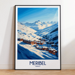 Meribel Souvenir Poster Print