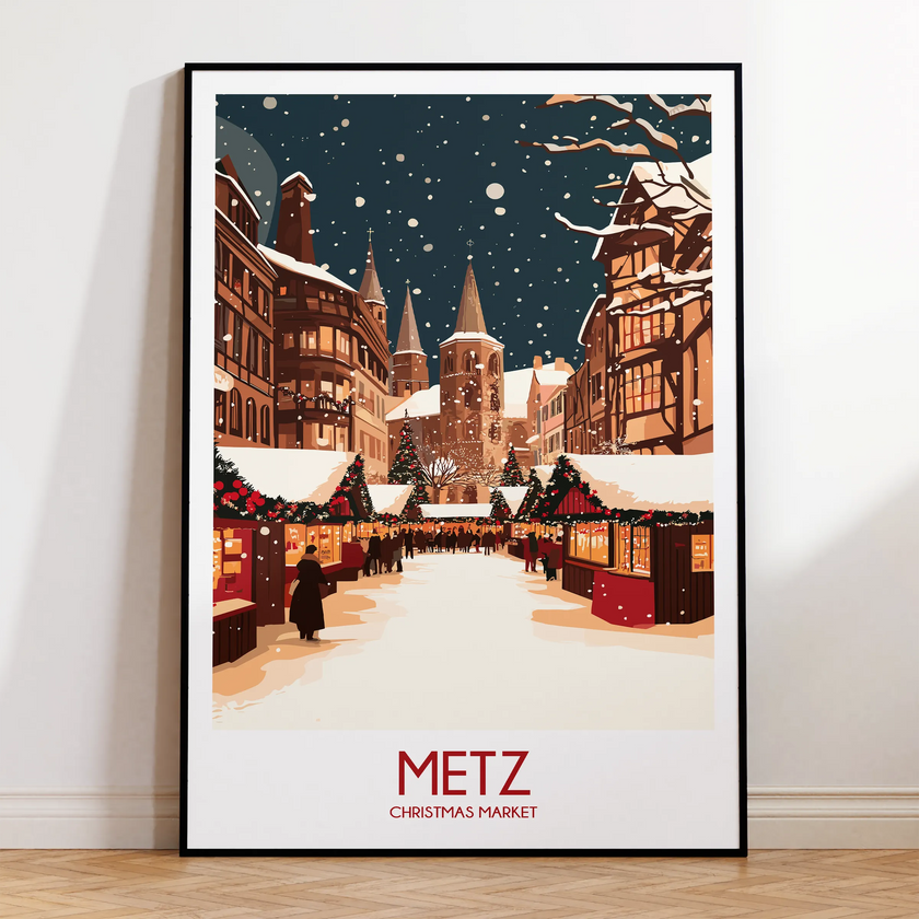 Metz Modern Travel Poster