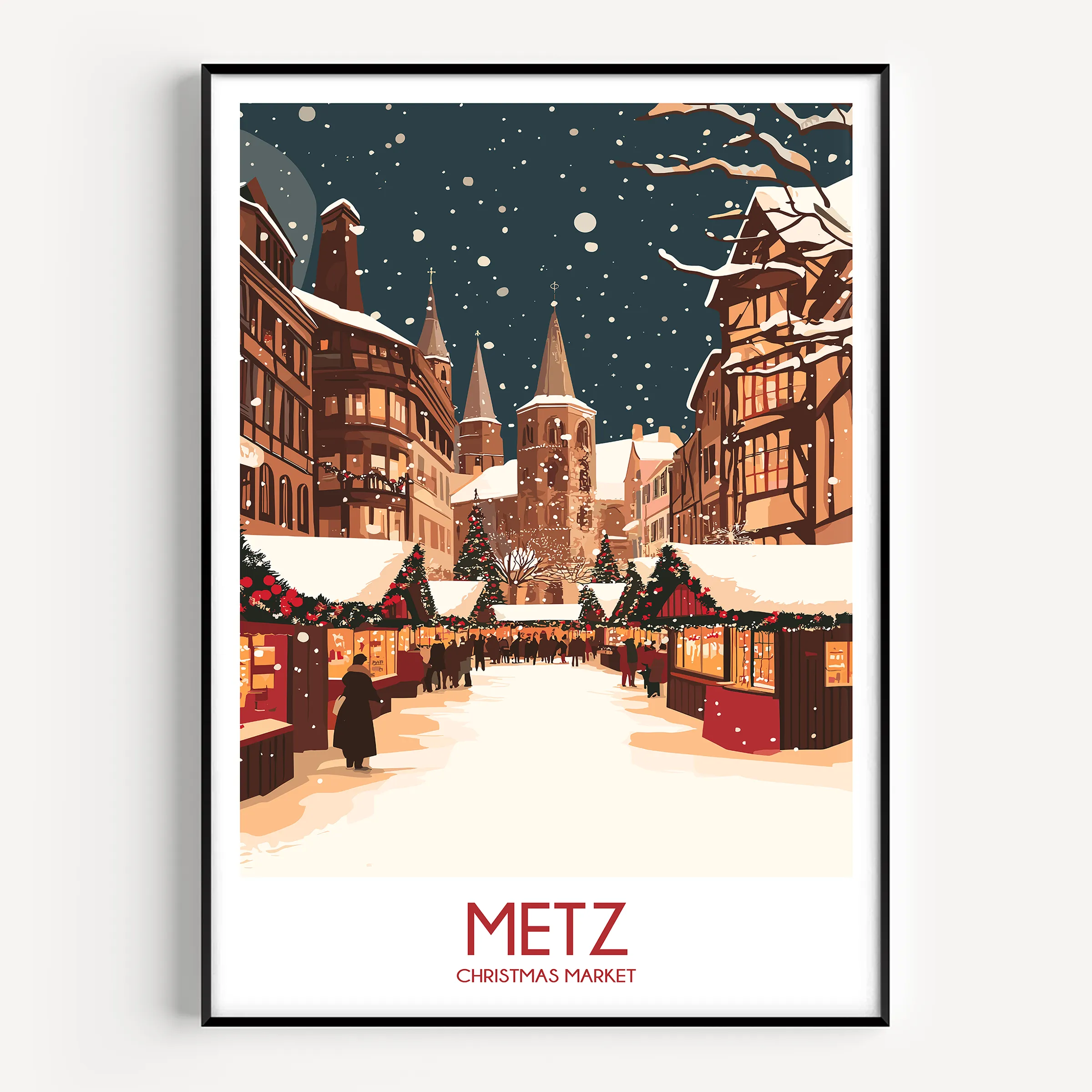 Metz Vintage Style Print