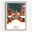 Metz Vintage Style Print