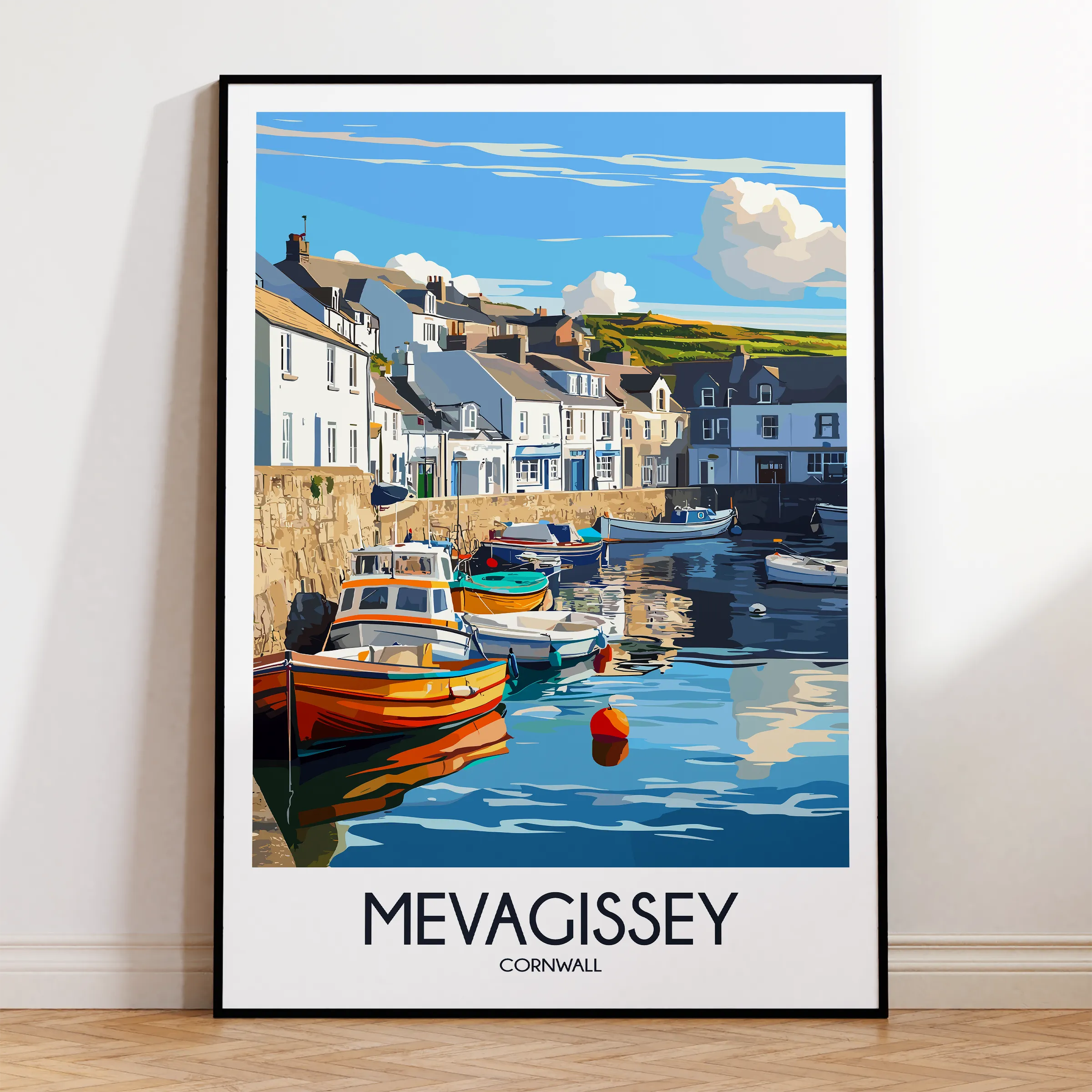 Mevagissey Destination Art Gift