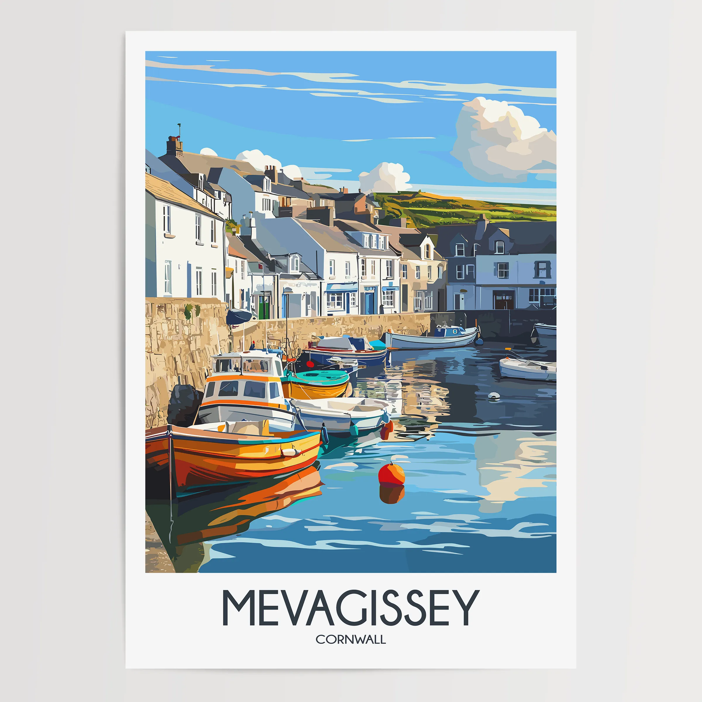 Mevagissey Gallery Quality Print