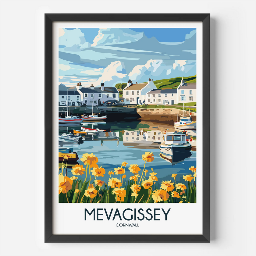 Mevagissey Gallery Quality Print