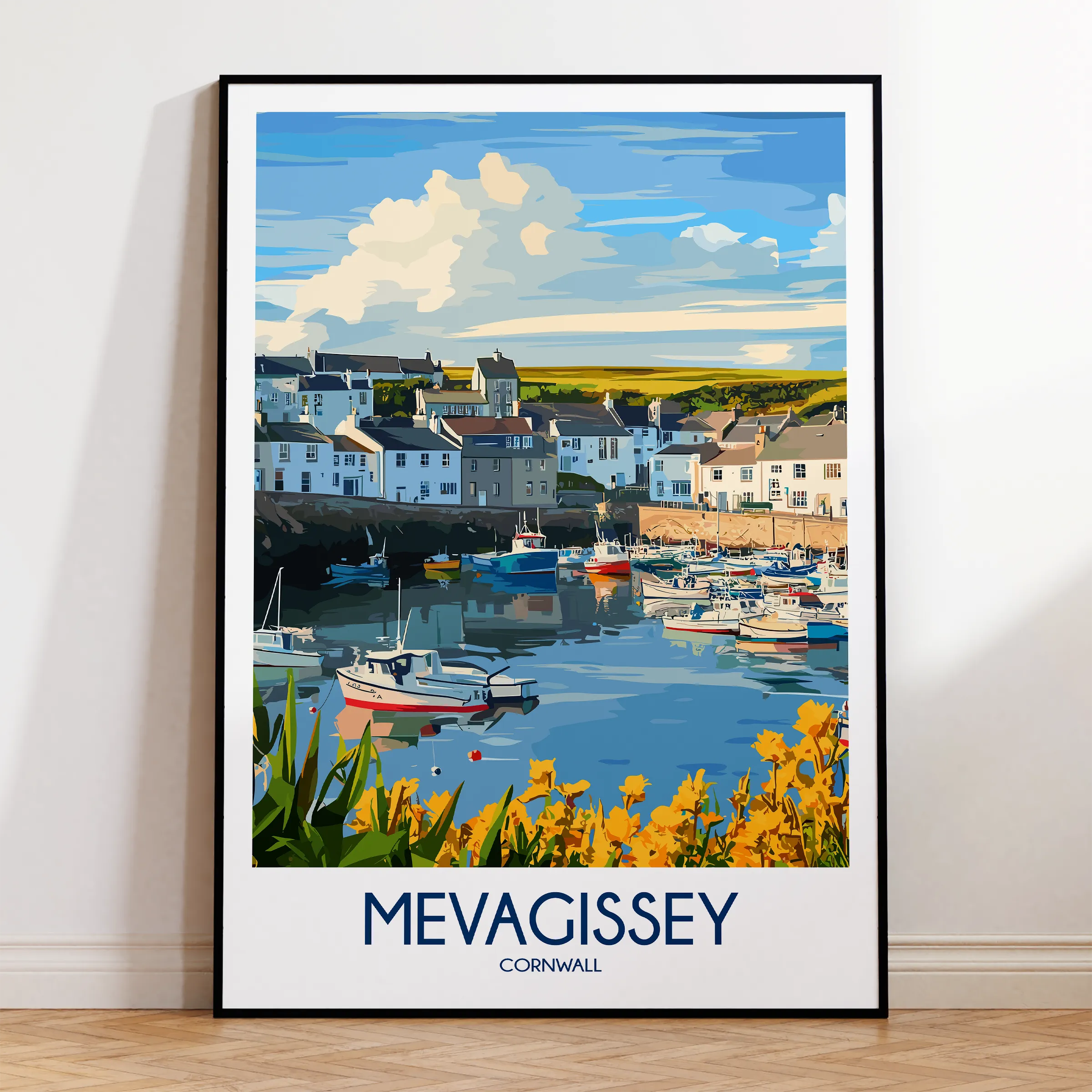 Mevagissey Minimalist Wall Art