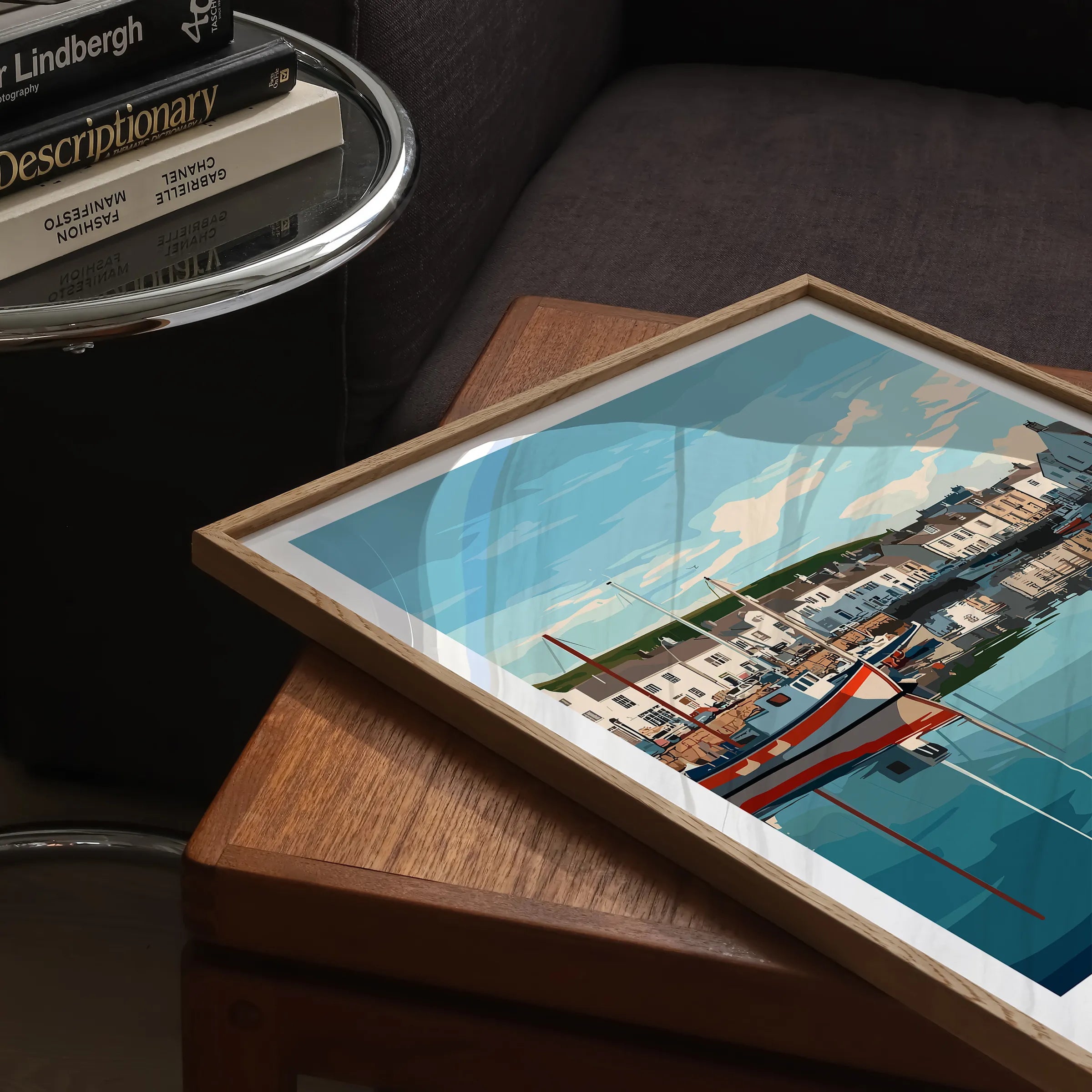Mevagissey Modern Travel Poster