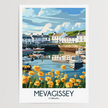 Mevagissey Modern Travel Poster