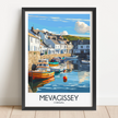 Mevagissey Modern Travel Poster