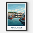Mevagissey Modern Travel Poster