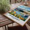Mevagissey Retro Travel Illustration