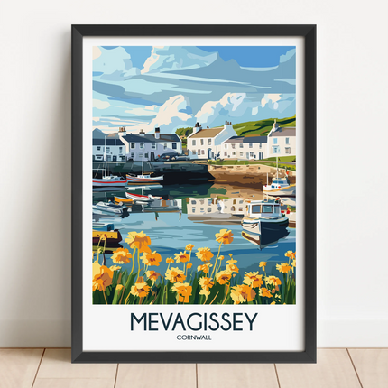Mevagissey Scenic Landscape Art