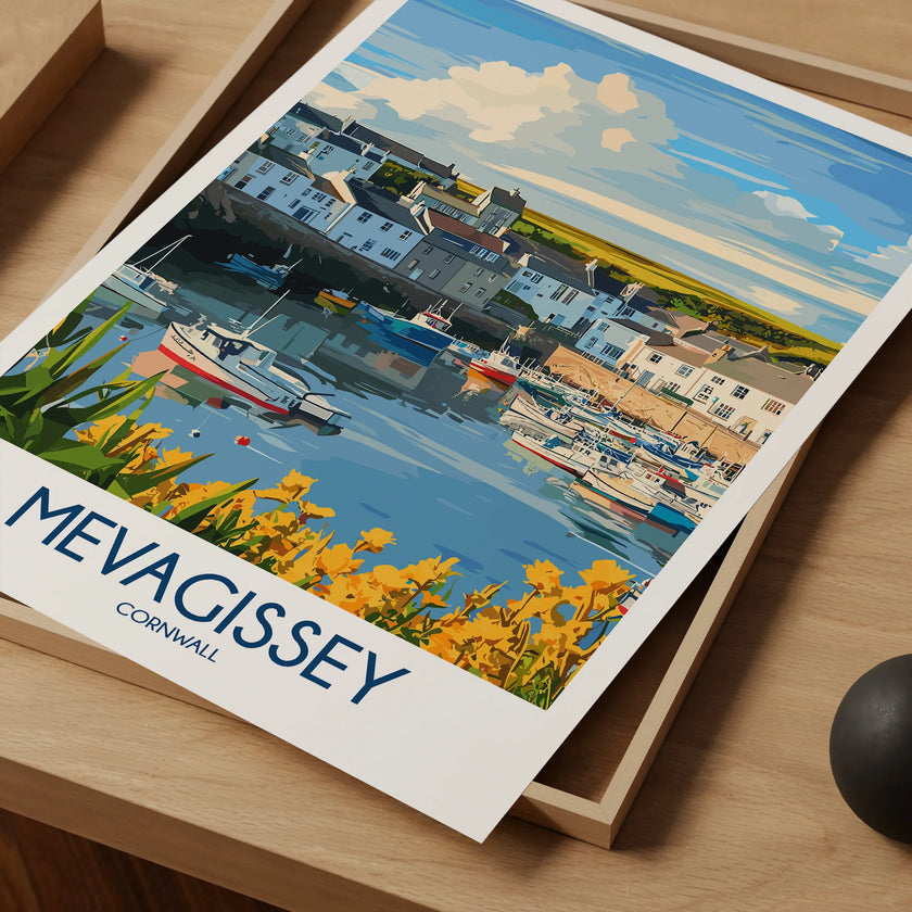 Mevagissey Vintage Style Print