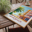 Miami Beach Souvenir Poster Print