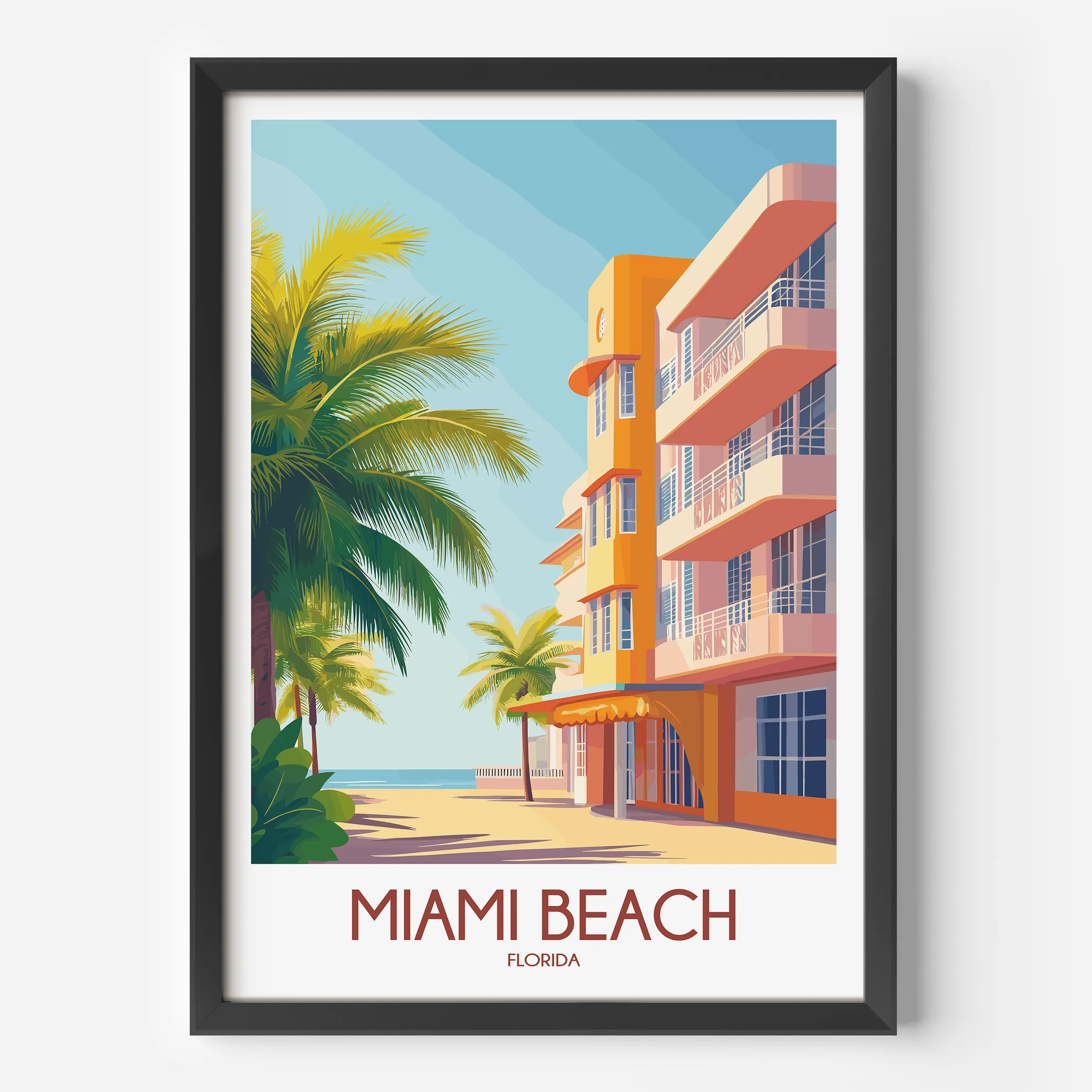 Miami Beach Travel Memory Gift